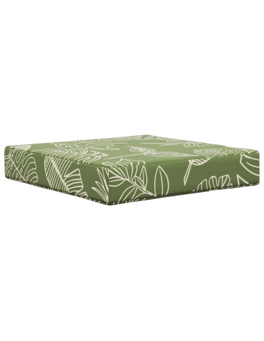 Cuscino per divano da esterno 3 pcs Design a foglia Poliestere