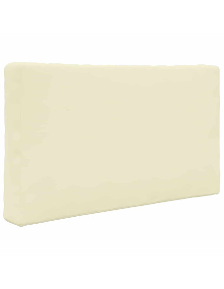 Cuscino per divano da esterno 2 pcs Crema Poliestere