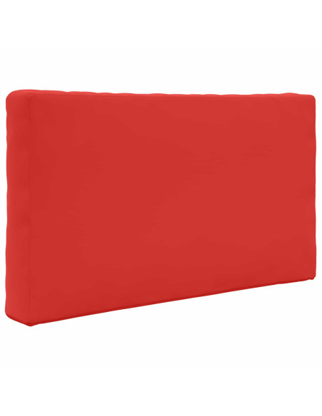 Cuscino per divano da esterno 2 pcs Rosso Poliestere