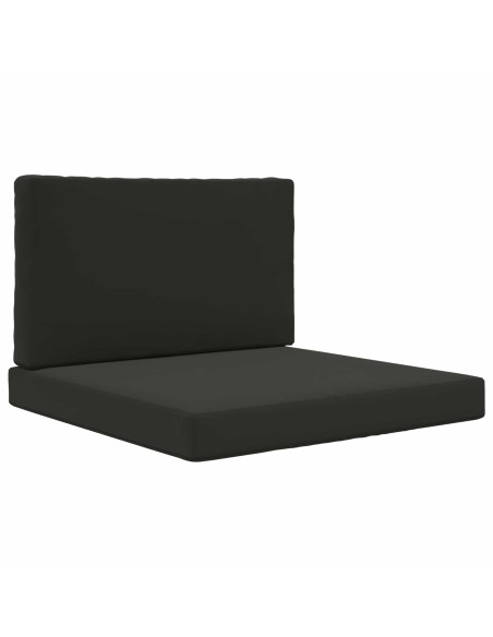 Cuscino per divano da esterno 2 pcs Nero Poliestere