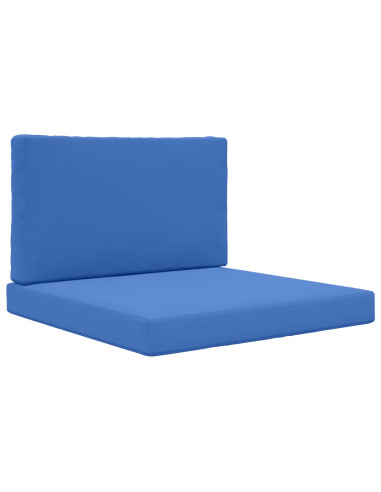 Cuscino per divano da esterno 2 pcs Blu Reale Poliestere
