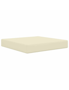 Cuscino per divano da esterno Crema 60 x 60 x 8 cm Poliestere 2