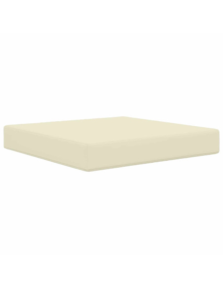 Cuscino per divano da esterno Crema 60 x 60 x 8 cm Poliestere