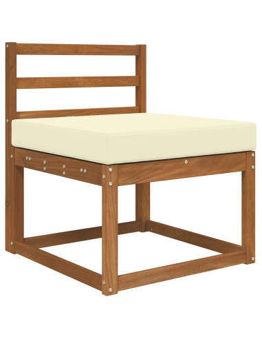 Cuscino per divano da esterno Crema 60 x 60 x 8 cm Poliestere