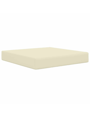 Cuscino per divano da esterno Crema 60 x 60 x 8 cm Poliestere