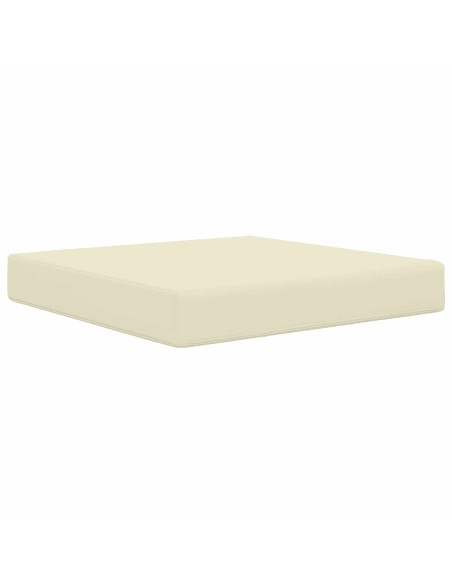 Cuscino per divano da esterno Crema 60 x 60 x 8 cm Poliestere