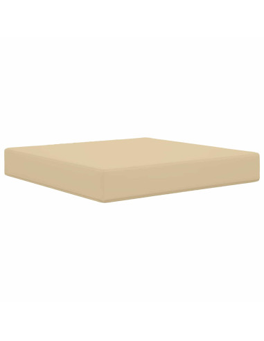 Cuscino per divano da esterno Beige 60 x 60 x 8 cm Poliestere