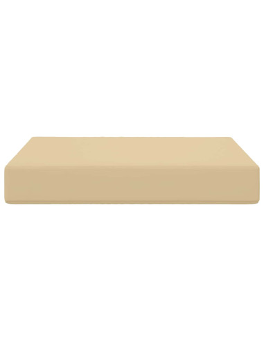 Cuscino per divano da esterno Beige 60 x 60 x 8 cm Poliestere