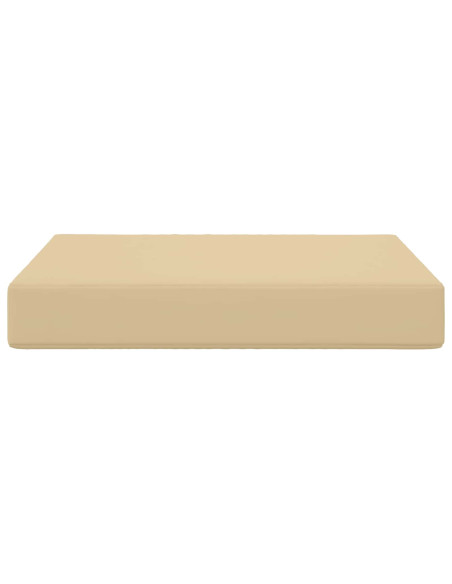 Cuscino per divano da esterno Beige 60 x 60 x 8 cm Poliestere