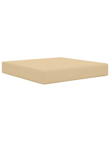 Cuscino per divano da esterno Beige 60 x 60 x 8 cm Poliestere