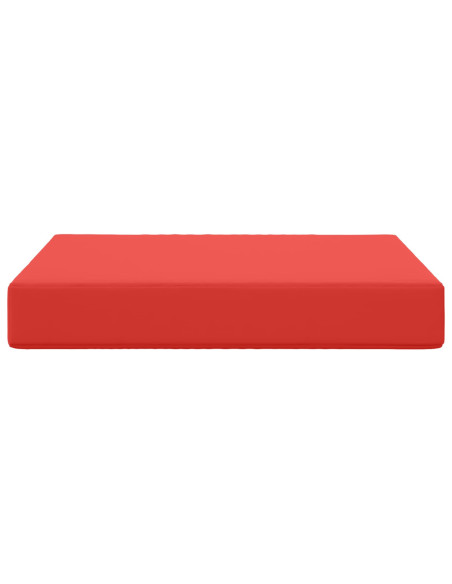 Cuscino per divano da esterno Rosso 60 x 60 x 8 cm Poliestere