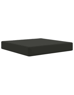 Cuscino per divano da esterno Nero 60 x 60 x 8 cm Poliestere 2