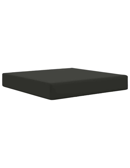 Cuscino per divano da esterno Nero 60 x 60 x 8 cm Poliestere