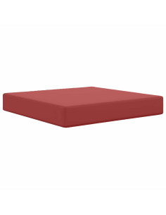 Cuscino per divano da esterno Rosso vino 60 x 60 x 8 cm 2