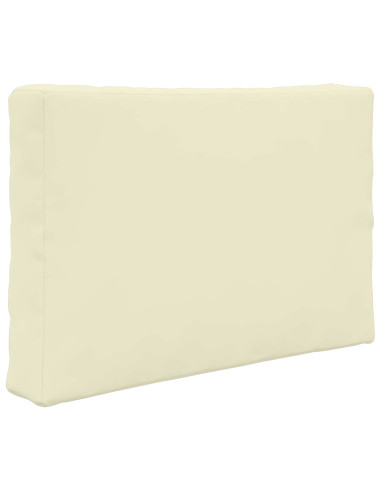 Cuscino per divano da esterno 2 pcs Crema Poliestere