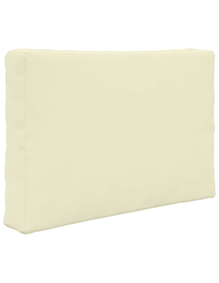 Cuscino per divano da esterno 2 pcs Crema Poliestere