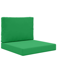 Cuscino per divano da esterno 2 pcs Verde Poliestere 2