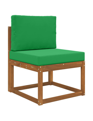 Cuscino per divano da esterno 2 pcs Verde Poliestere