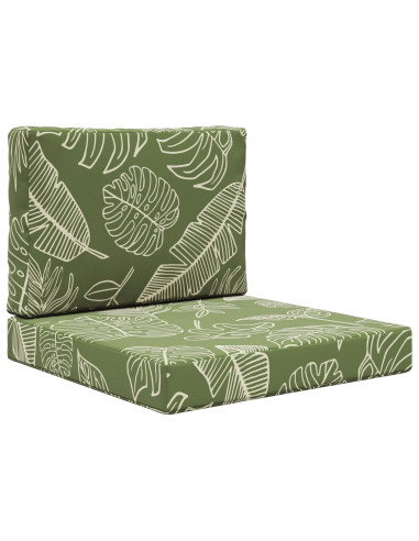 Cuscino per divano da esterno 2 pcs Design a foglia Poliestere