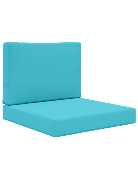 Cuscino per divano da esterno 2 pcs Turchese Poliestere