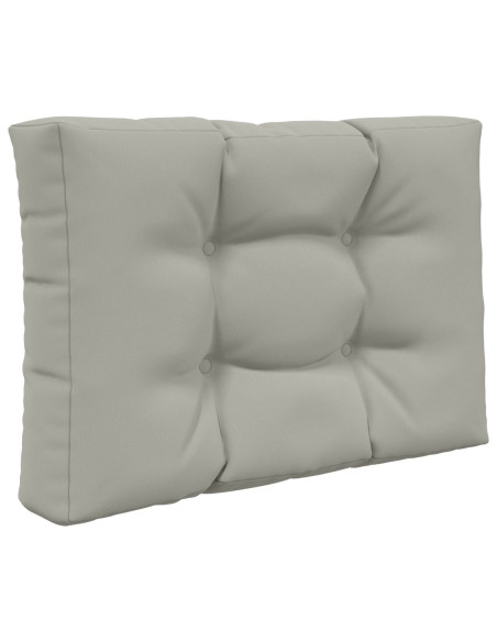Cuscino per divano da esterno 2 pcs Grigio Poliestere