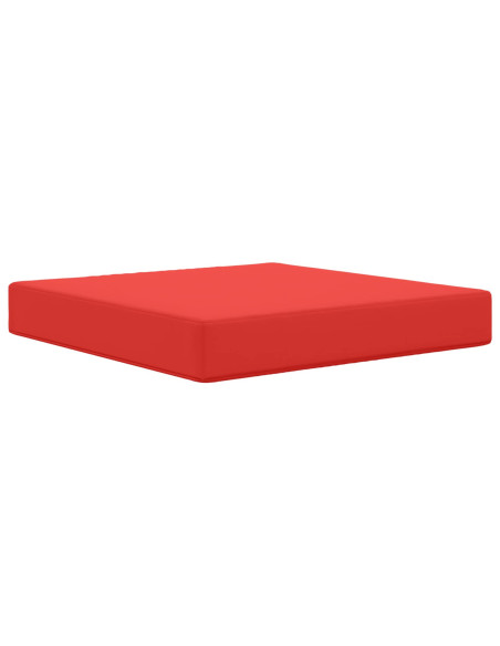 Cuscino per divano da esterno 2 pcs Rosso Poliestere