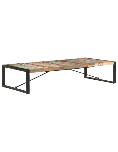 Tavolino da Salotto 180x90x40 cm in Legno Massello di Recupero