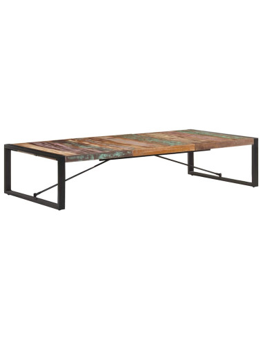 Tavolino da Salotto 180x90x40 cm in Legno Massello di Recupero