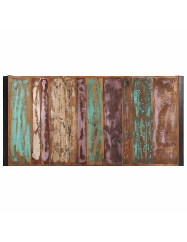 Tavolino da Salotto 180x90x40 cm in Legno Massello di Recupero