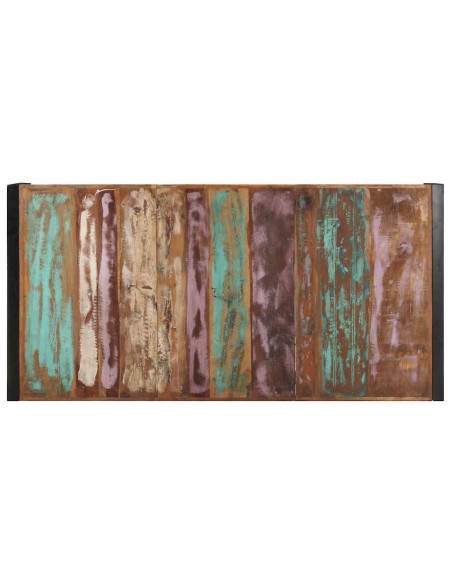 Tavolino da Salotto 180x90x40 cm in Legno Massello di Recupero