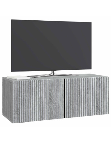 Mobile Porta TV da Muro Grigio Sonoma 78,5 x 31 x 30 cm