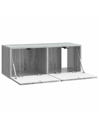 Mobile Porta TV da Muro Grigio Sonoma 78,5 x 31 x 30 cm