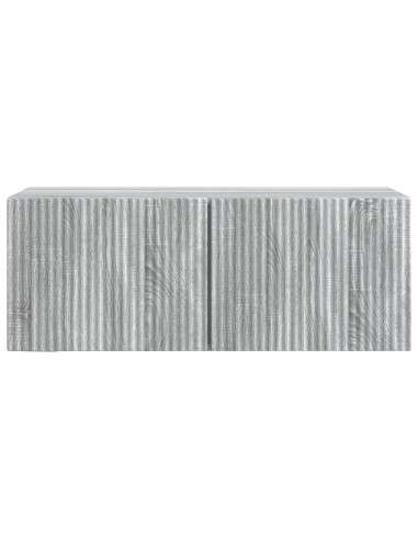 Mobile Porta TV da Muro Grigio Sonoma 78,5 x 31 x 30 cm