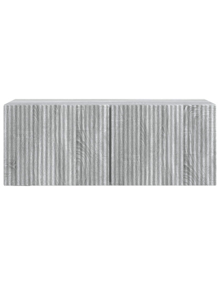 Mobile Porta TV da Muro Grigio Sonoma 78,5 x 31 x 30 cm