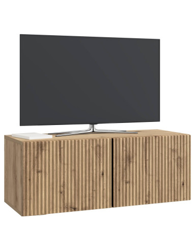 Mobile Porta TV da Muro Rovere Artigianale 78,5 x 31 x 30 cm