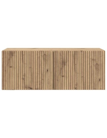 Mobile Porta TV da Muro Rovere Artigianale 78,5 x 31 x 30 cm