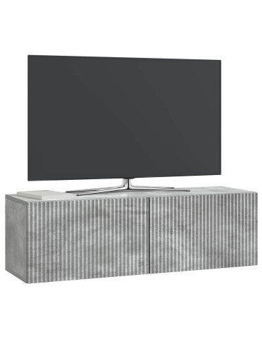 Mobile Porta TV da Muro Grigio Cemento 98 x 31 x 30 cm