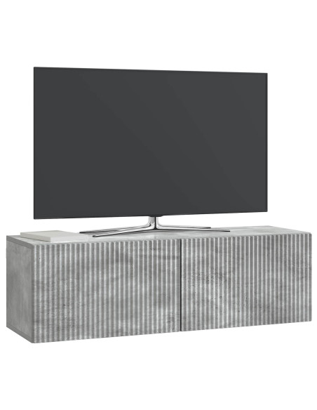 Mobile Porta TV da Muro Grigio Cemento 98 x 31 x 30 cm