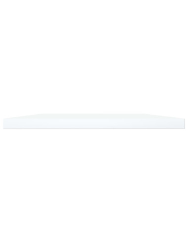 Ripiani per Libreria 8pz Bianchi 100x30x1,5cm Legno Multistrato