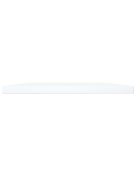Ripiani per Libreria 8pz Bianchi 100x30x1,5cm Legno Multistrato