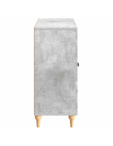 Credenza Grigio Cemento 89 x 34,5 x 80 cm Legno ingegnerizzato