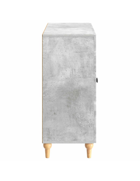 Credenza Grigio Cemento 89 x 34,5 x 80 cm Legno ingegnerizzato