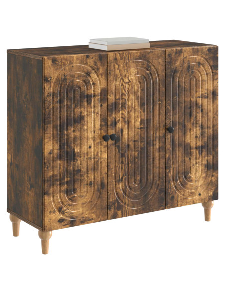 Credenza Rovere Fumo 89 x 34,5 x 80 cm Legno ingegnerizzato
