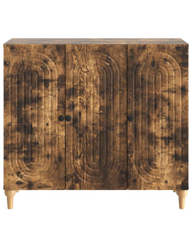 Credenza Rovere Fumo 89 x 34,5 x 80 cm Legno ingegnerizzato