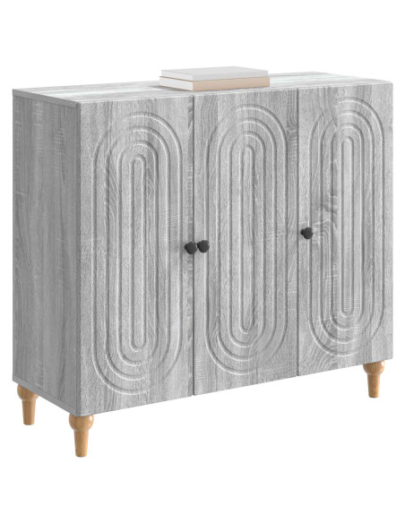 Credenza Grigio Sonoma 89 x 34,5 x 80 cm Legno ingegnerizzato