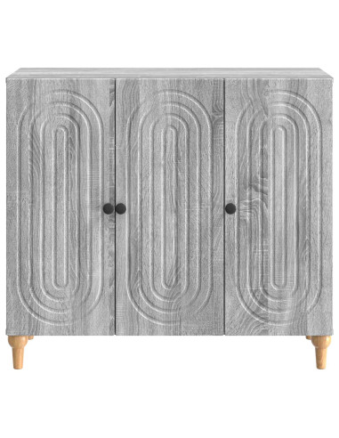 Credenza Grigio Sonoma 89 x 34,5 x 80 cm Legno ingegnerizzato