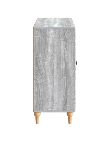 Credenza Grigio Sonoma 89 x 34,5 x 80 cm Legno ingegnerizzato