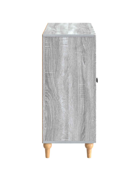 Credenza Grigio Sonoma 89 x 34,5 x 80 cm Legno ingegnerizzato