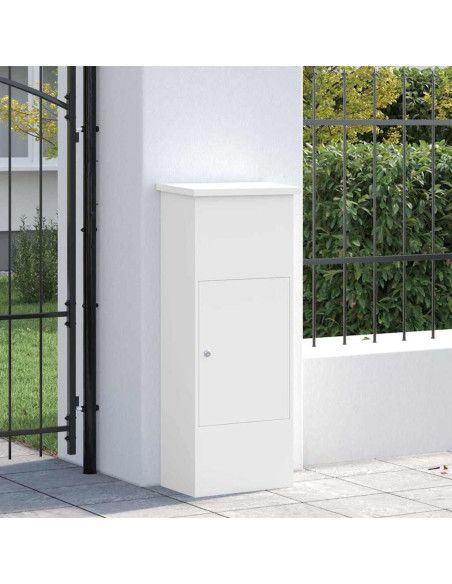 Cassetta per pacchi Bianco 44,5 x 29 x 110,5 cm Acciaio