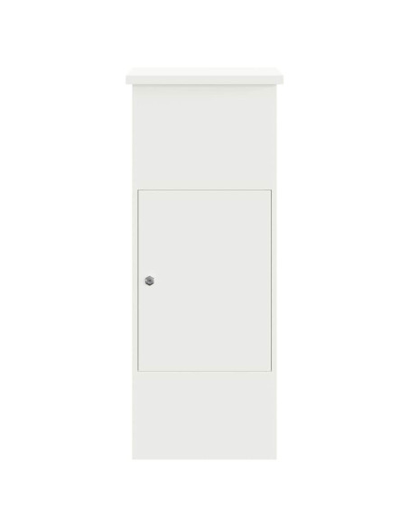 Cassetta per pacchi Bianco 44,5 x 29 x 110,5 cm Acciaio